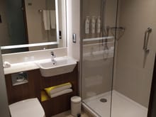 Courtyard by Marriott offers quite a good bathroom experience 