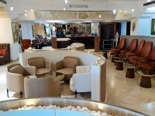 General view of the interior of the Tunis airport business lounge 
