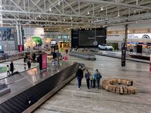 Even the baggage claim in Gothenburg GOT airport is an attractive place 