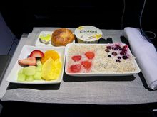 American Airlines Asian Vegetarian Breakfast LAS-DFW