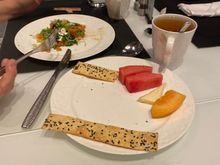 Appetizers my mom grabbed.  