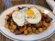 Brisket Hash at 5th Street Diner