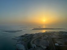 Sunset from observation tower.