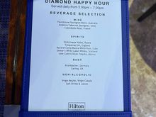Complimentary drinks.  Everything was comped when the bill came and I tipped on top of it.