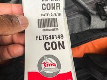 All cabin luggage was tagged, we were on flight 149 bound for the Conrad on Rangali Island.