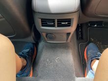 Rear seat legroom - comparable to the Chrysler 300. 