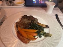 Veal chop. 