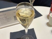 Champagne at the Virgin Clubhouse - Laurent Perrier!