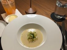 Potato and leek soup 