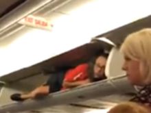 going above the call of duty to protect “crew only”
 overhead bins .