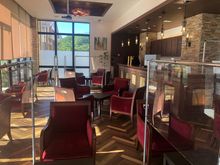 Cafe terrace (indoors)