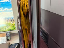 one skinny closet!