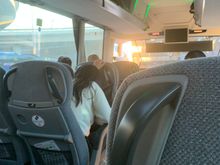 Quite busy but not full, until we got to Frankfurt city centre