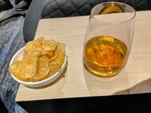 I had to make do with crisps and a JW Red