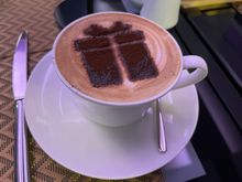 Festive cappuccino 