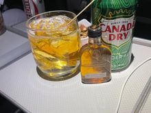 Ginger ale and Woodford