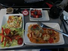 YUL DFW Hindu meal