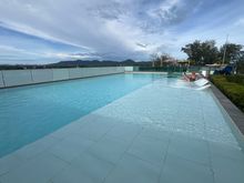 One of the roof top pools