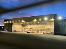 BA hangar at LHR