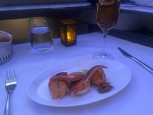 Butter poached lobster