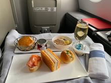 Tea time. Prettily served and again more than enough for me. 