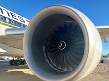 Huge Rolls Royce Trent XWB-84 engine