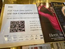 Readables in the lobby
It is not pressreader but something similiar