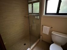 Example of a bathroom in one of the other rooms.