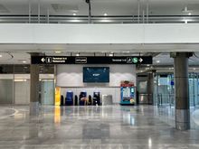 Uninspiring airport entrance