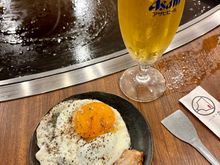 Appetiser of pork and egg. Hard to go wrong with that combo.