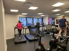 Cardio area in the gym