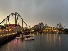 The big ride is the Flying Dinosaur