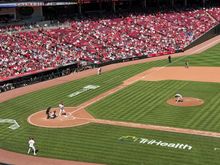 Taken on the pitch where Suarez delivered a solo shot and an insurance run in the 8th. 