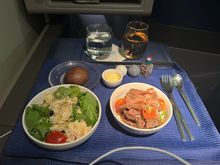 Like everyone else has said, the ginger beef and salad were good