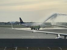 FI837 Water Cannon Salute, operated appropriately enough, by TF-ICY.