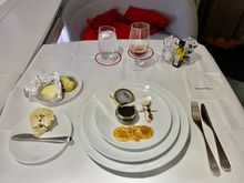 American caviar service