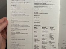 Menu ZRH to AUH