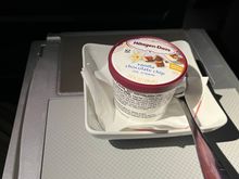 Seperate ice cream course on AA652