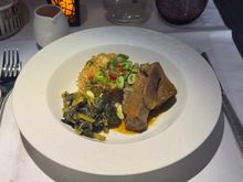 Soya braised beef short ribs from the original menu, a decent main