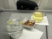 Drinks just after take off. 