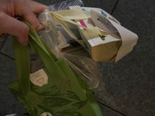 one of my many take-out pick up trips