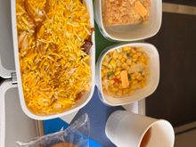 Tasty biryani!  I had the corn salad as well which was oddly satisfying