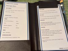 Happy Hour drinks list (5-6:30pm)
