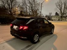 Tailights at night 