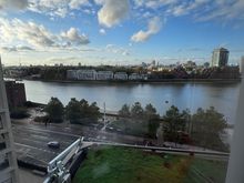 Park River View suite: View from the living room