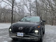 Front view with the headlights on (those are the headlights and not foglights) 