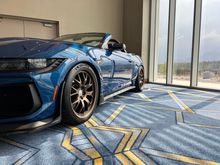 Something fun like a Super Snake Mustang in the ballroom today.