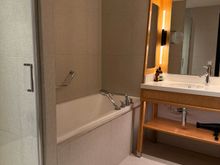 Large bathroom in the suite