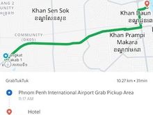 Grab going to the city