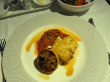 Cod- the fish was nice but everything else overly acidic, even before adding any lemon. With the capers it took the sodium levels over the top for me 